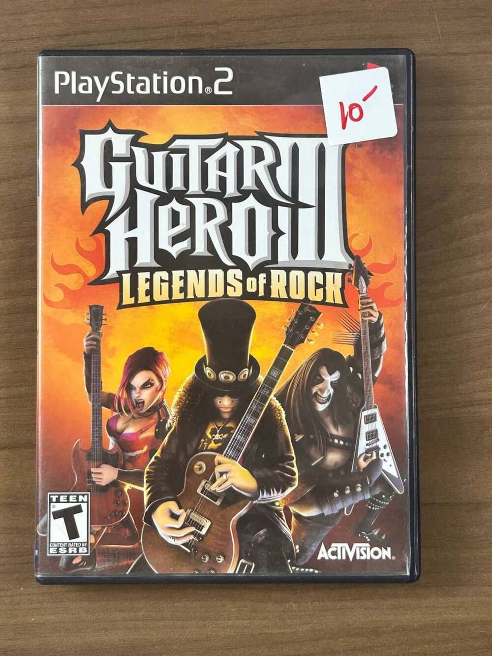 Guitar Hero III Legends of Rock PS2 PlayStation 2 CIB Complete w/ Manual NTSC